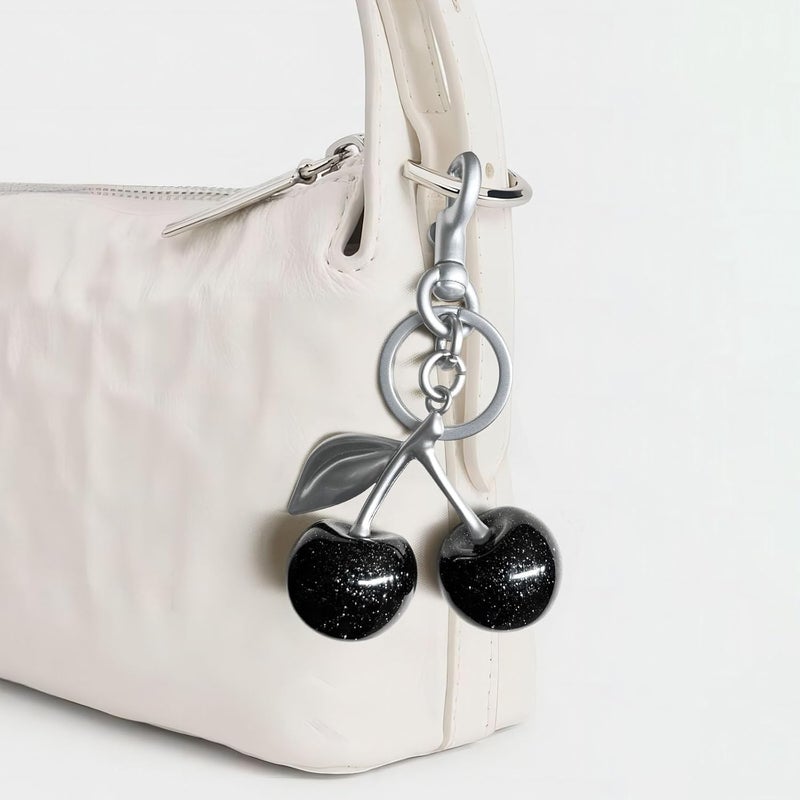 FASTFAIRY Keychain Cherry Bag Charms Purse: Key Chains Women Cute - Car keyrings leather handbags - Valentines Day Gifts - Image 4